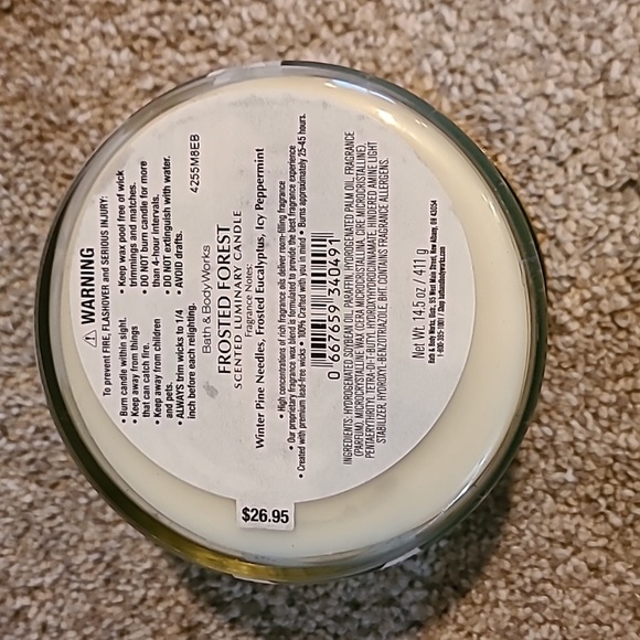 FROSTED FOREST 3 Wick Candle Bath & Body Works - Picture 6 of 6